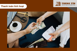 Khách hàng có thể thanh toán cho Trung Tín bằng nhiều phương thức khác nhau