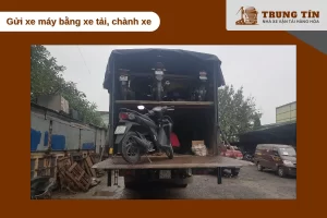 Gửi xe máy bằng xe tải giao nhận tận nơi nhanh chóng tiện lợi