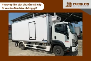 Tiêu chuẩn phương tiện vận chuyển trái cây Bắc Nam giữ trọn độ tươi ngon