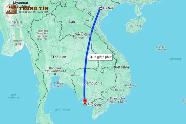 Dịch vụ vận chuyển hàng đi Phú Quốc từ các tỉnh miền Bắc tại Vận tải Trung Tín