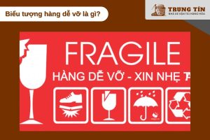 Biểu tượng hàng dễ vỡ giúp bảo vệ hàng hóa trong suốt quá trình vận chuyển