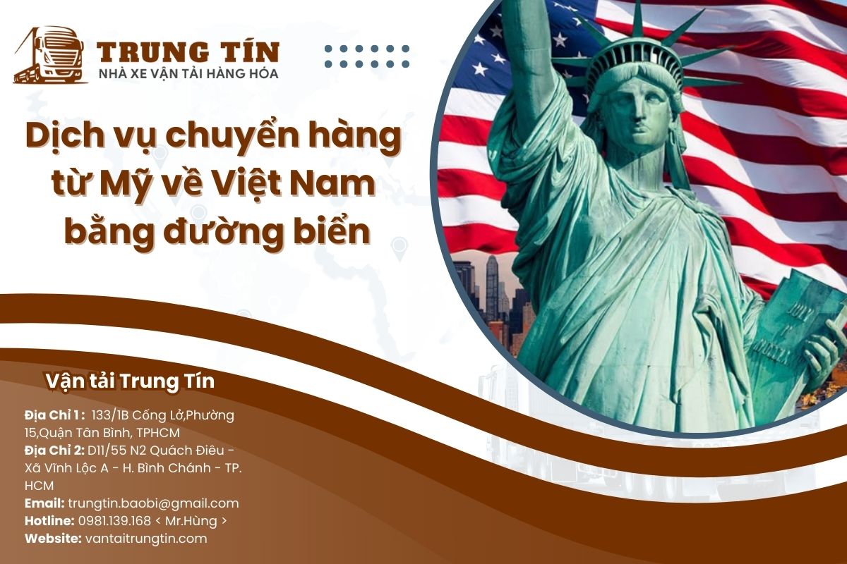 Dịch vụ chuyển hàng từ Mỹ về Việt Nam bằng đường biển