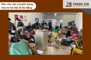 Nhu cầu gửi hàng Hà Nội Đà Nẵng tăng mạnh phục vụ đa dạng ngành hàng