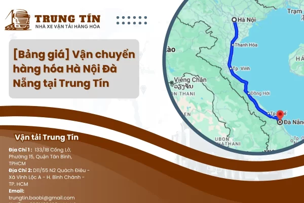 [Bảng giá] Vận chuyển hàng hóa Hà Nội Đà Nẵng tại Trung Tín