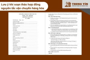 Lưu ý pháp lý khi lập hợp đồng vận chuyển hàng hóa dài hạn
