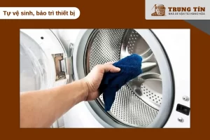 Vệ sinh lồng giặt giúp loại bỏ cặn bẩn và kéo dài tuổi thọ máy