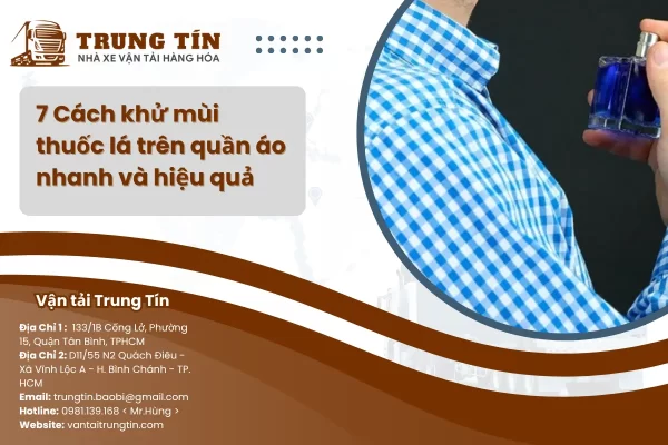 7 Cách khử mùi thuốc lá trên quần áo nhanh và hiệu quả