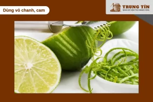 Tinh dầu vỏ cam chanh giúp khử mùi thuốc lá và tạo hương thơm dễ chịu