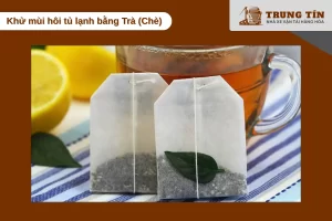 Bã trà khô hút mùi hiệu quả, giữ tủ lạnh thơm dịu nhẹ