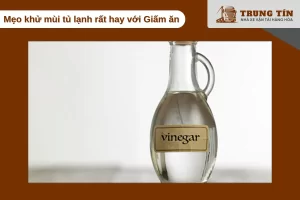 Giấm trắng khử mùi và diệt khuẩn hiệu quả cho tủ lạnh