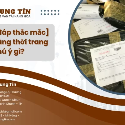 Gửi hàng thời trang cần chú ý gì?
