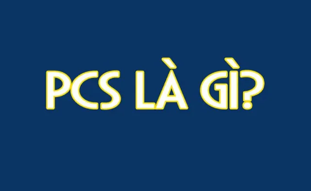 PCS (Personal Communication Service) nghĩa là Dịch vụ Truyền thông Cá Nhân