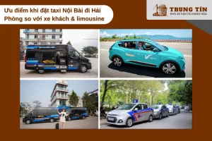 Lợi ích khi chọn taxi Nội Bài đi Hải Phòng thay vì xe khách, limousine