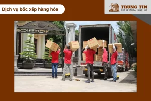Hỗ trợ bốc xếp hàng hóa an toàn nhanh chóng tại hai đầu giao nhận