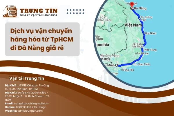 Dịch vụ vận chuyển hàng hóa từ TpHCM đi Đà Nẵng giá rẻ