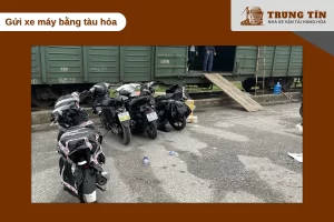 Gửi xe máy bằng tàu hỏa an toàn tiết kiệm từ Sài Gòn ra Hà Nội