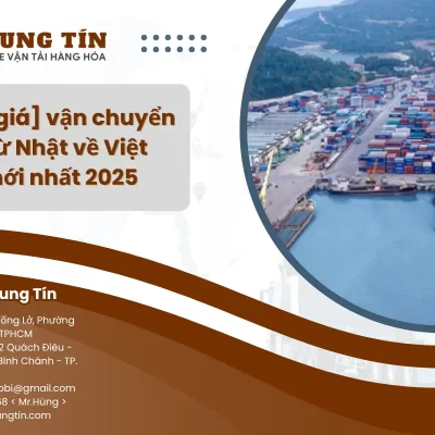 [Bảng giá] vận chuyển hàng từ Nhật về Việt Nam mới nhất 2025