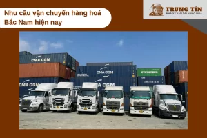 Xe tải vận chuyển hàng Bắc Nam hoạt động liên tục mỗi ngày