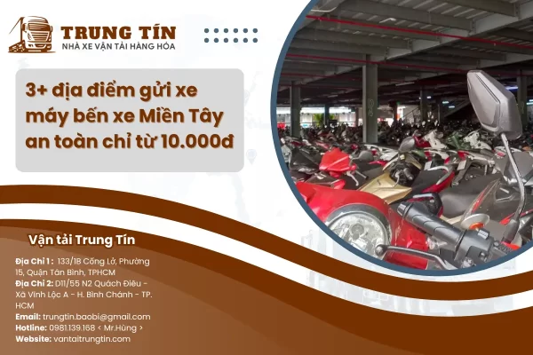 Gửi xe máy bến xe Miền Tây