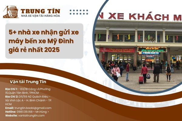 Gửi xe máy an toàn, nhanh chóng từ bến xe Mỹ Đình tiết kiệm và tiện lợi.