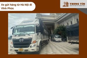 Xe tải Trung Tín vận chuyển hàng từ Hà Nội đi Vĩnh Phúc mỗi ngày