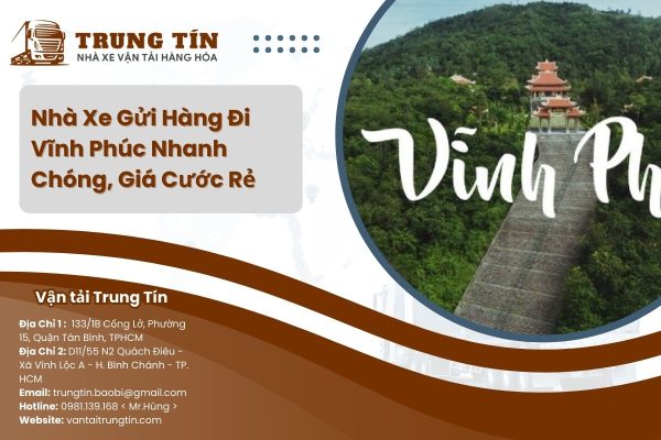 Nhà xe gửi hàng đi Vĩnh Phúc