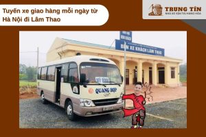 Tuyến xe giao hàng mỗi ngày từ Hà Nội đi Lâm Thao