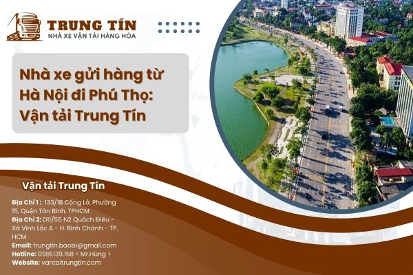 Nhà xe gửi hàng từ Hà Nội đi Phú Thọ
