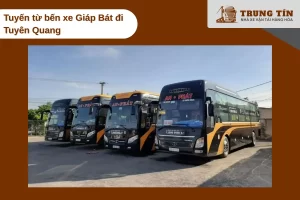 Nhận hàng tuyến Giáp Bát đi Tuyên Quang tại kho Trung Tín