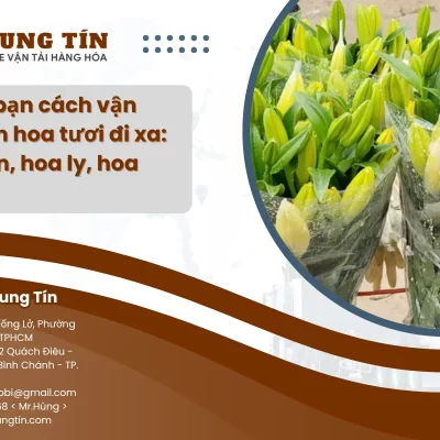 Cách vận chuyển hoa tươi đi xa