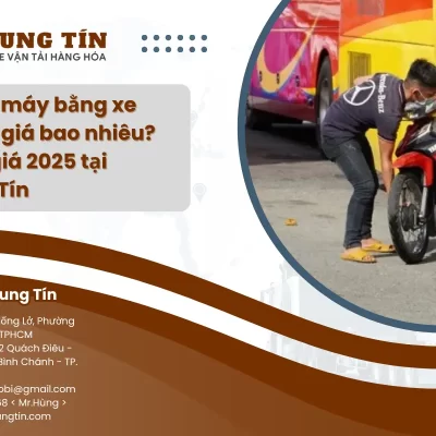 Gửi xe máy bằng xe khách giá bao nhiêu