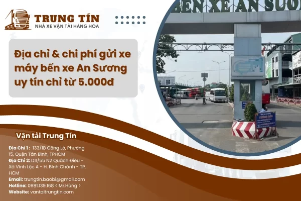 Gửi xe máy tại bến xe An Sương