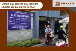 Các bãi giữ xe tư nhân gần sân bay Tân Sơn Nhất có mái che và hỗ trợ đưa đón