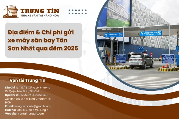 Gửi xe máy sân bay Tân Sơn Nhất qua đêm
