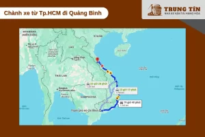Chành xe TP.HCM đi Quảng Bình giao 3-4 chuyến mỗi ngày an toàn đúng hẹn