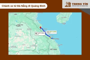 Chành xe Đà Nẵng đi Quảng Bình giao nhanh trong ngày 2 chuyến mỗi ngày