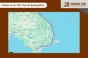 Chành xe Cần Thơ đi Quảng Bình vận chuyển nông sản đông lạnh an toàn mỗi ngày