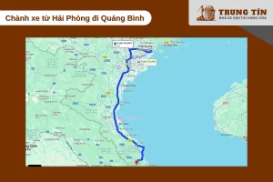 Chành xe Hải Phòng đi Quảng Bình giao nhanh hàng công nghiệp 1-2 chuyến mỗi ngày