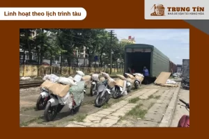 Chủ động gửi trước nhận sau linh hoạt theo lịch trình tàu hoả Bắc Nam