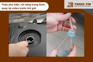 Chuẩn bị xe kỹ càng giúp đảm bảo an toàn khi gửi bằng tàu hoả.