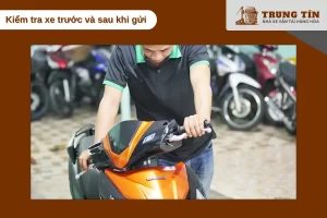 Kiểm tra kỹ tình trạng xe trước và sau khi vận chuyển bằng tàu hoả