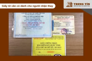 Người nhận thay cần giấy tờ đầy đủ theo quy định đường sắt