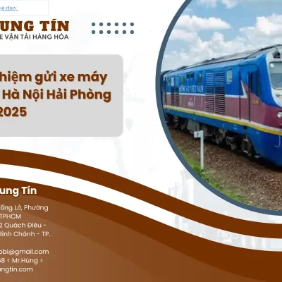 Kinh nghiệm gửi xe máy tàu hỏa Hà Nội Hải Phòng chi tiết 2025