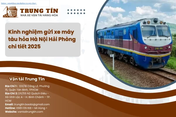Kinh nghiệm gửi xe máy tàu hỏa Hà Nội Hải Phòng chi tiết 2025