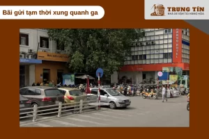 Bãi gửi xe tạm quanh ga Hà Nội hoạt động 24/24, phù hợp gửi ngắn hạn