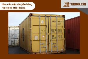 Nhu cầu vận chuyển hàng Hà Nội đi Hải Phòng