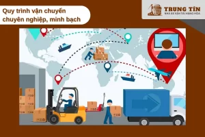 Quy trình giao nhận hàng hóa Hà Nội Lào Cai chuẩn 6 bước tại Trung Tín