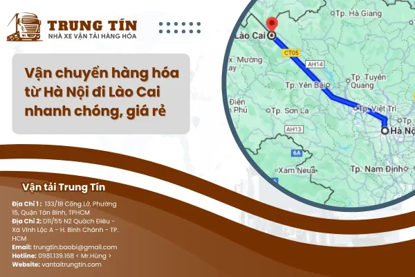Vận chuyển hàng hóa từ Hà Nội đi Lào Cai nhanh chóng, giá rẻ