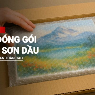 Quy trình đóng gói từng loại tranh