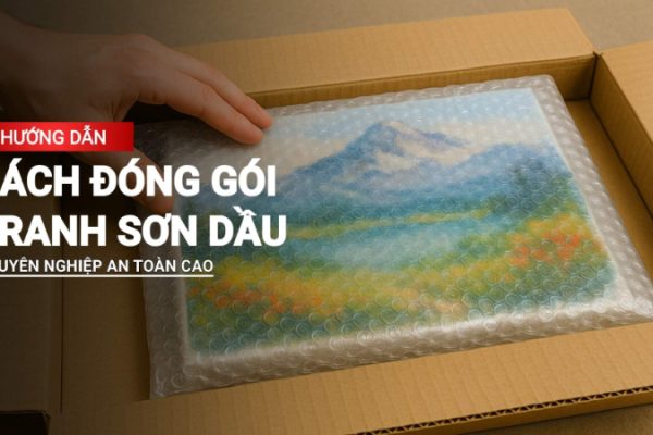 Quy trình đóng gói từng loại tranh